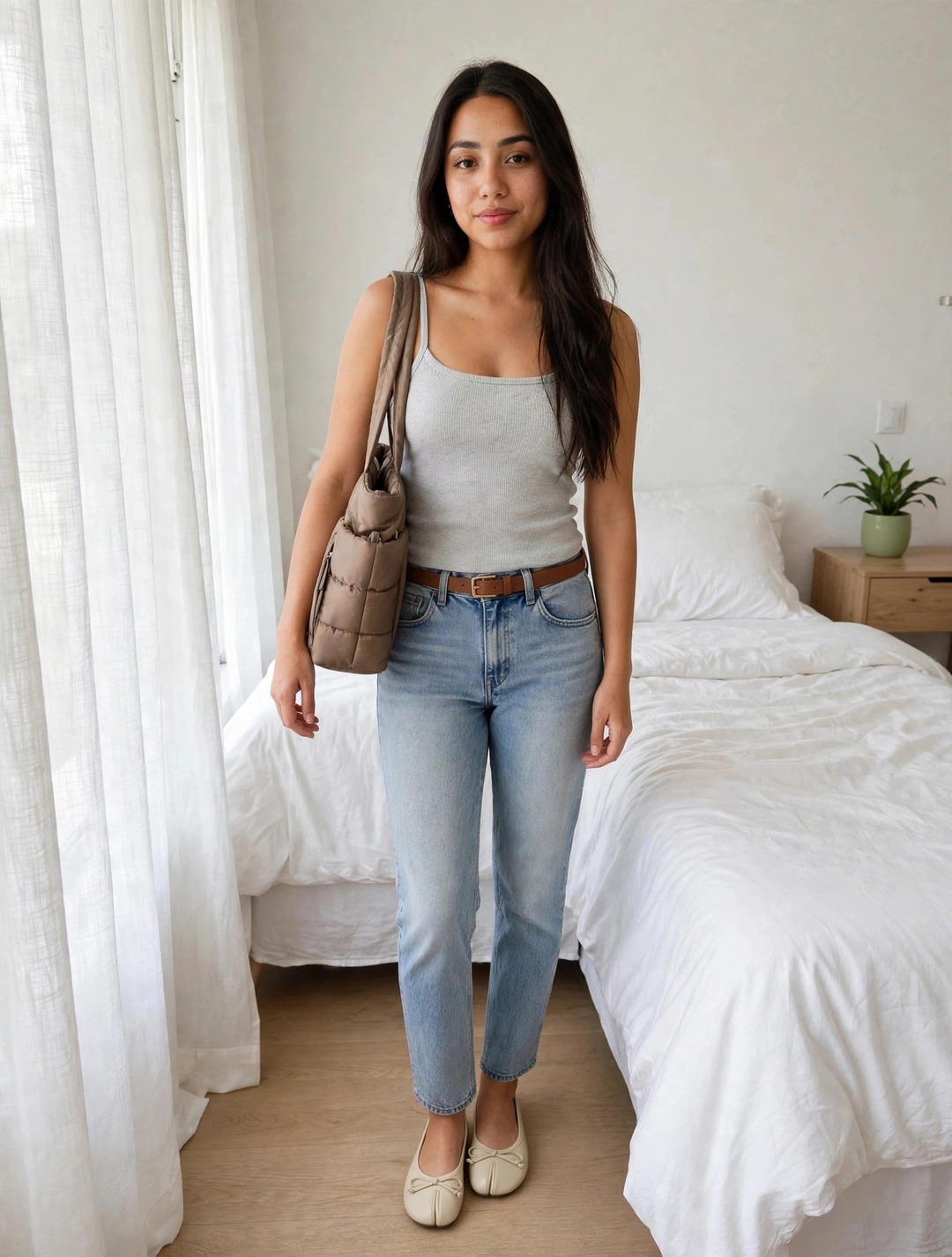 SHEIN Outfit Idea: Casual-cool in tanks and knits with jeans and a skirt to swit